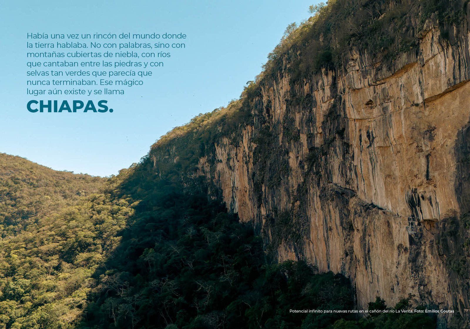 Vista previa de una página interior de la Guía de Escalada Chiapas